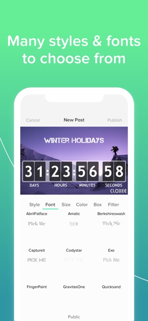 Cloxee - Countdown Widget(圖4)-速報App