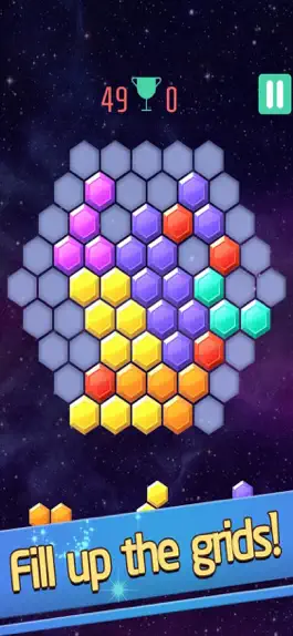 Game screenshot Hexa! Fill Up Grids apk