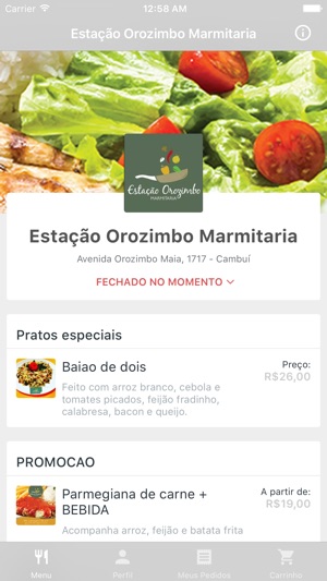 Estação Orozimbo Marmitaria Delivery(圖1)-速報App