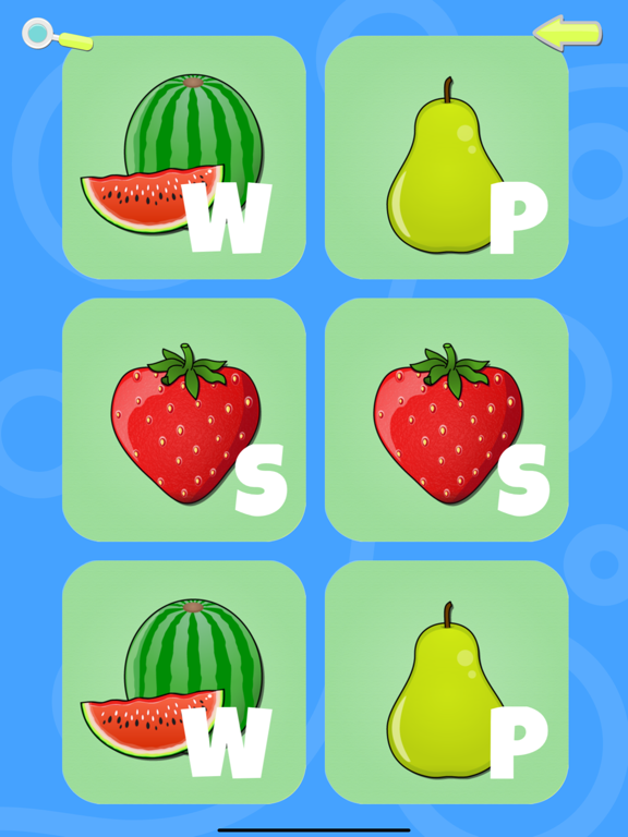 Memo  - Fruits & Vegetables для iPad