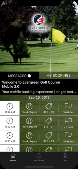 Game screenshot Evergreen Golf Tee Times mod apk