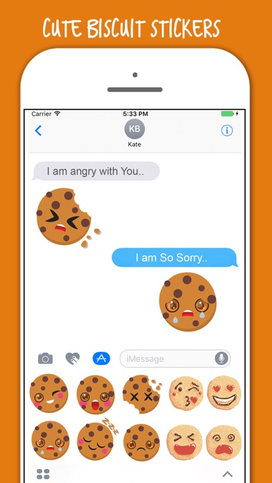 Yummy Biscuit Stickers screenshot 4