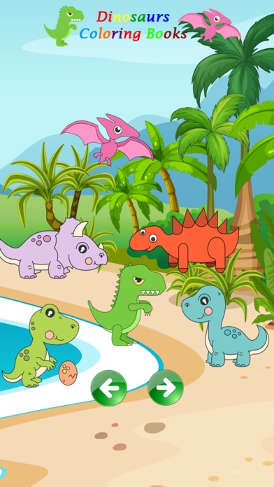Dinosaurs Coloring Books screenshot 2