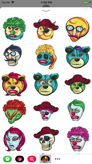 Spookymoji - 670 Stickers Pack(圖4)-速報App