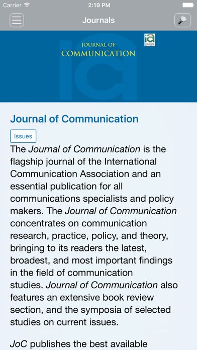 How to cancel & delete Journal of Communication from iphone & ipad 2