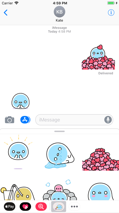 Bubble Ghost Animated Stickers screenshot 3