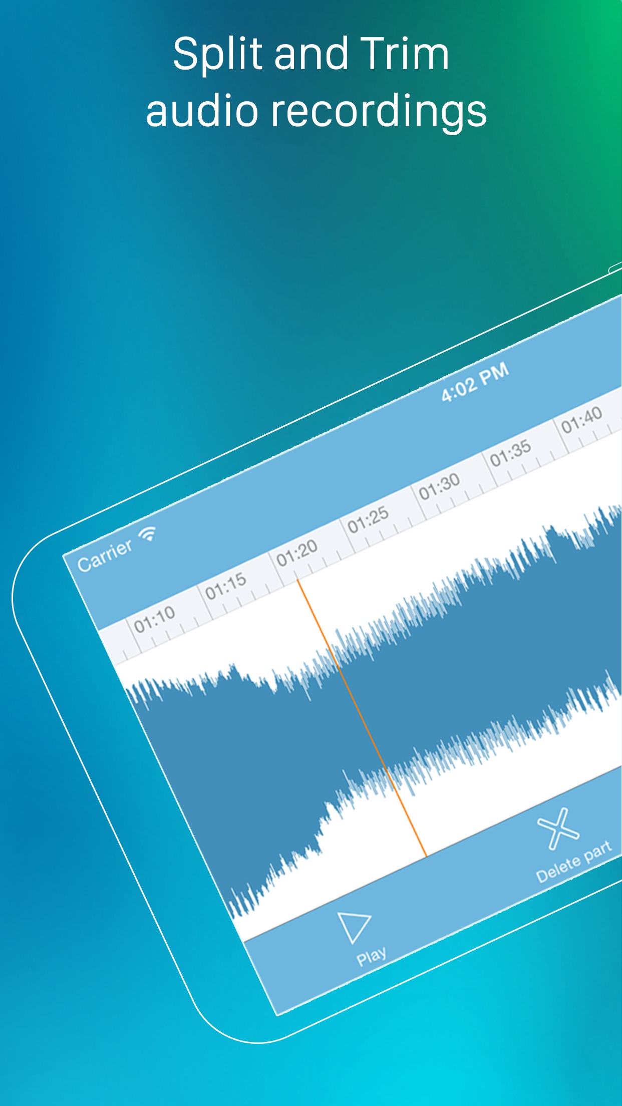 Screenshot do app eXtra Voice Recorder - Record, Add Notes & Photos