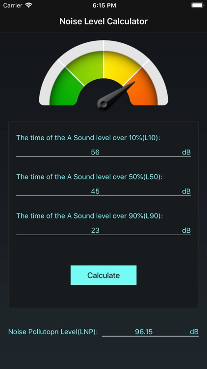 Noise Level Calculator screenshot-3