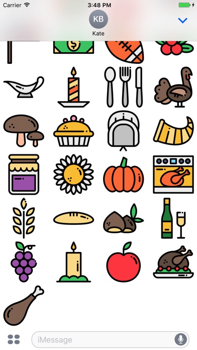 Family Thanksgiving Stickers! screenshot 3