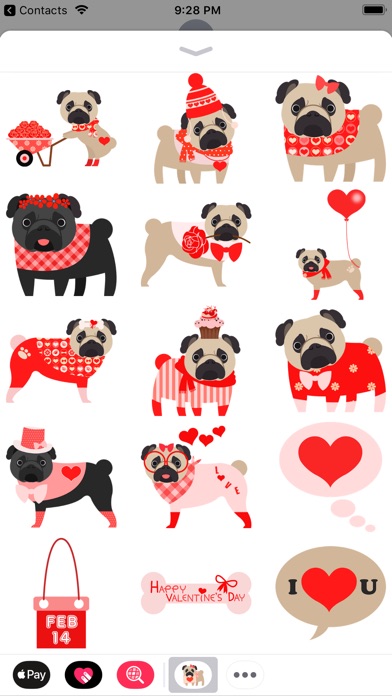 Pug Love Stickers screenshot 4