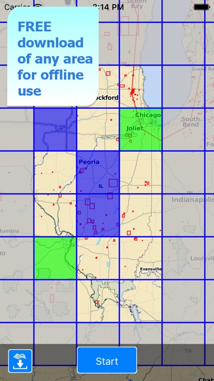 Aqua Map Illinois Lakes GPS HD screenshot-5