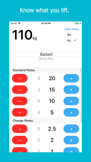 My Barbell - Calculator