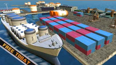 Oil Tanker Cargo Ship Sim 3D screenshot 2