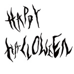 Happy halloween stickers