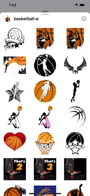 Women's Basketball Stickers(圖3)-速報App