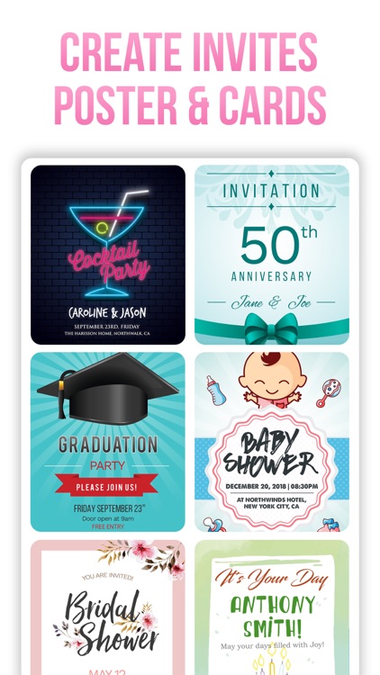 Invitation Maker- Invite Maker screenshot-3