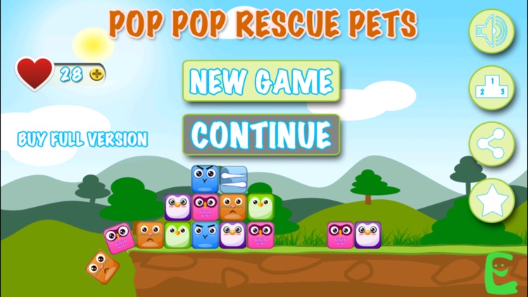 Pop Pop Rescue Pets Free - The cute puzzle games