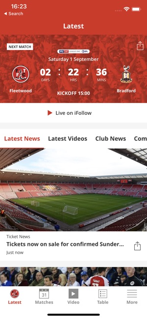 Fleetwood Town Official App(圖1)-速報App