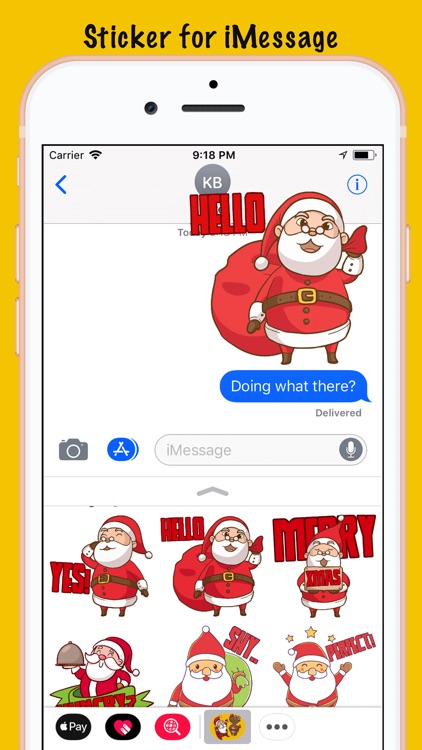 Santa Claus Hohoho Sticker