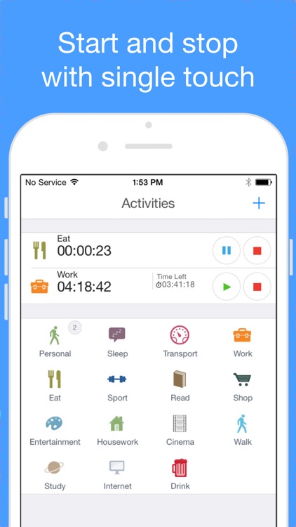 aTimeLogger 2 - Personal Time Tracker & Time Sheet screenshot-0