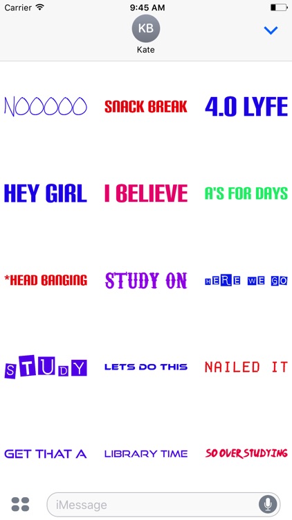 Study Time Sticker Pack