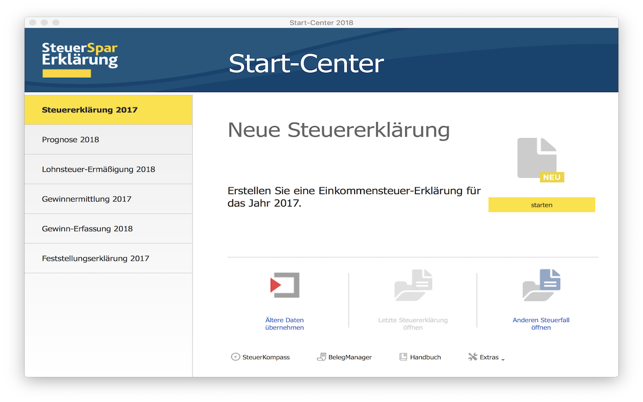 SteuerSparErklärung 2018(圖1)-速報App