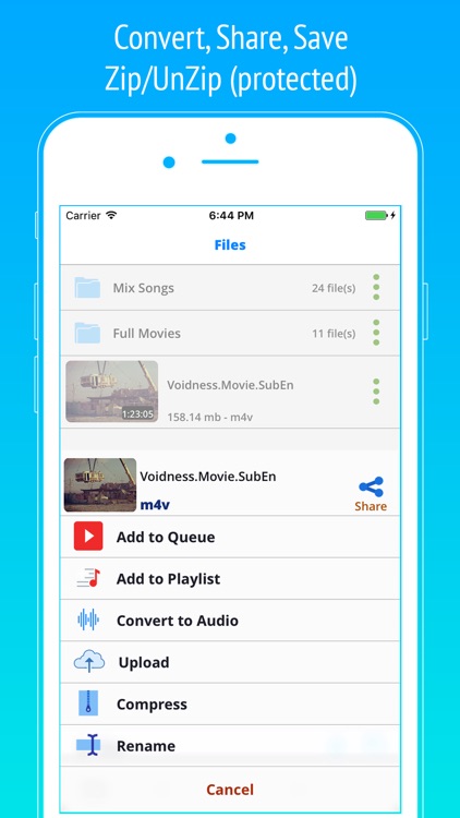 iPlay - Offline Cloud Video Music Player