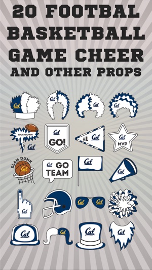 California Golden Bears Selfie Stickers(圖3)-速報App