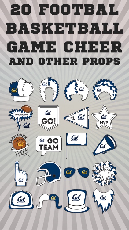 California Golden Bears Selfie Stickers