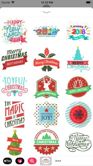 Christmas & New Year Badges