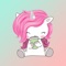 Do not miss this unicorn stickers set
