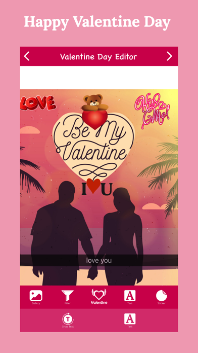 Happy Valentine Day Editor screenshot 3