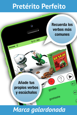 Portuguese Verbs - LearnBots. screenshot 2