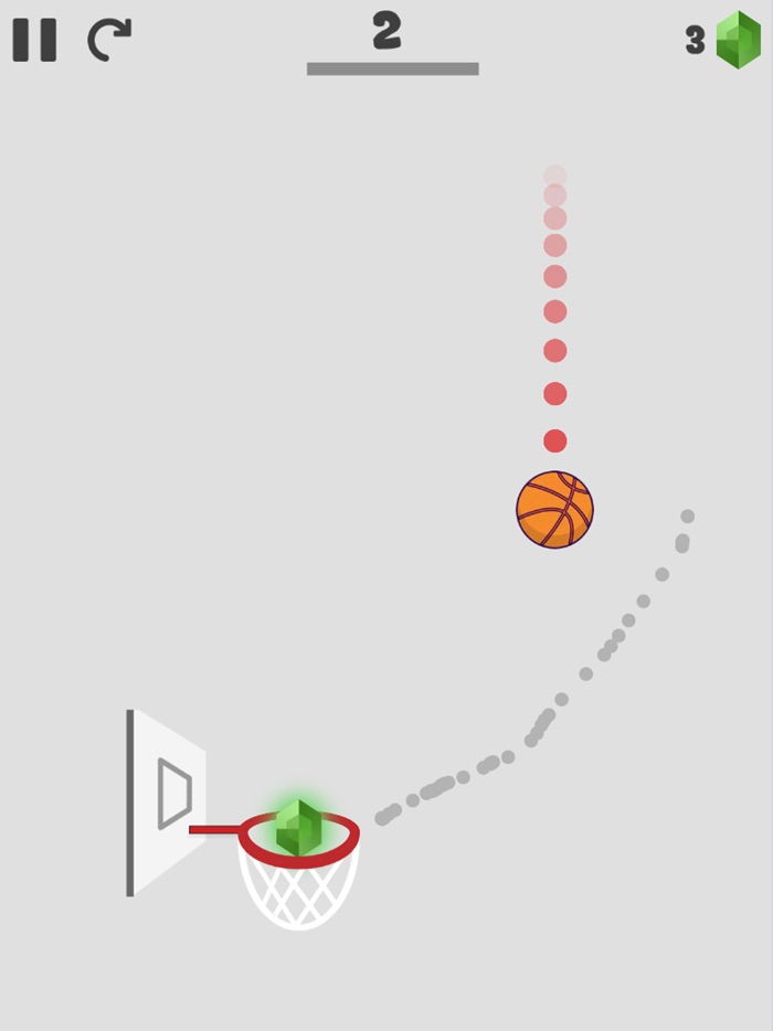 物理画线投篮：弹球进框