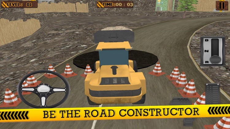 Heavy Excavator Road