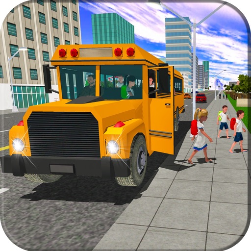 School Bus Driving Sim 2017 Icon