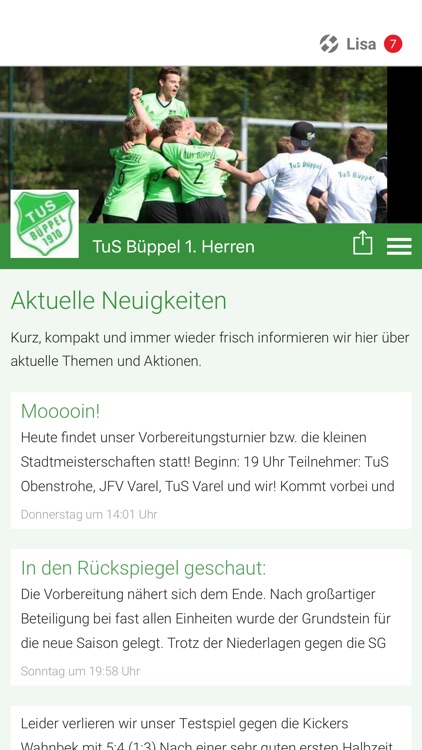 TuS Büppel 1. Herren