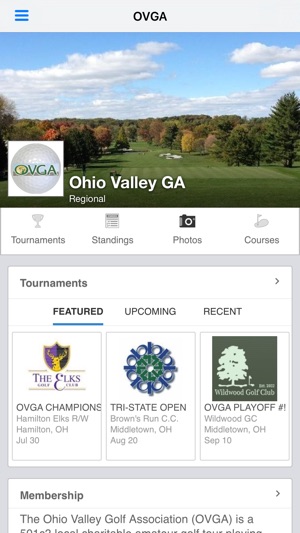 Ohio Valley Golf Association(圖1)-速報App