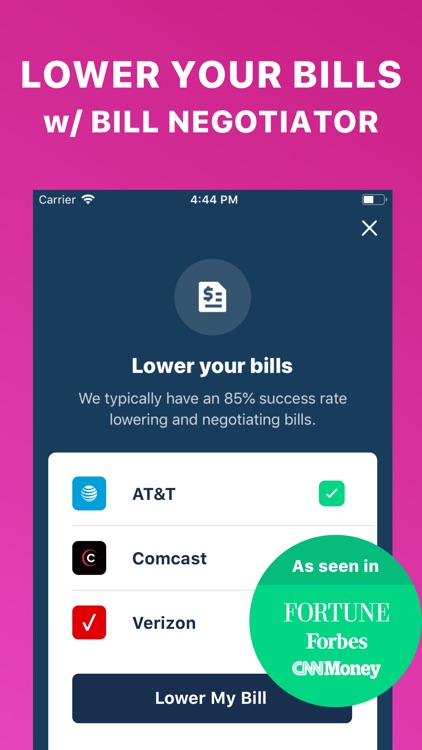 Truebill Budget & Bill Tracker