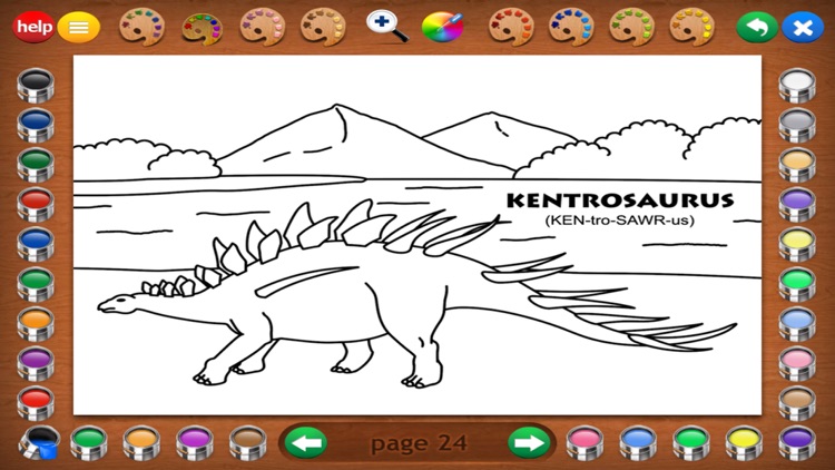 Coloring Book 2 Lite: Dinos