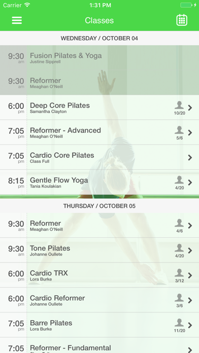Motiv Fitness & Pilates screenshot 3