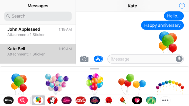 Colorful Balloons Text Sticker(圖2)-速報App