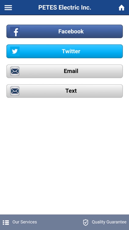 PETES Electric Service App