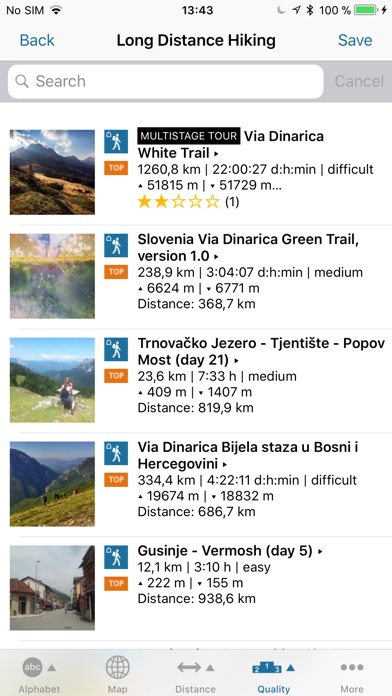 Via Dinarica Trail screenshot 3
