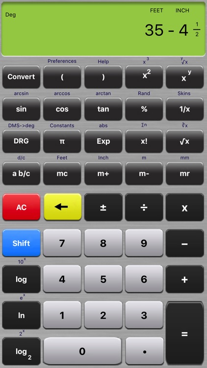 Scientific Calculator Elite - Fraction Calculator screenshot-3