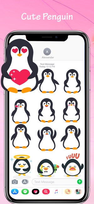 Penguin Sticker for iMessage