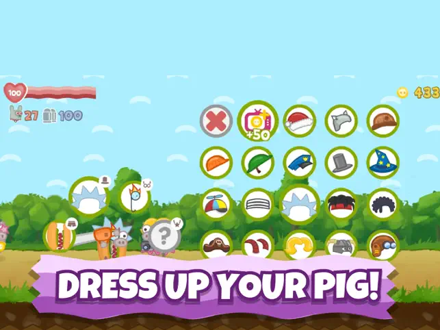 Bacon May Die: run,gun,fight!, game for IOS