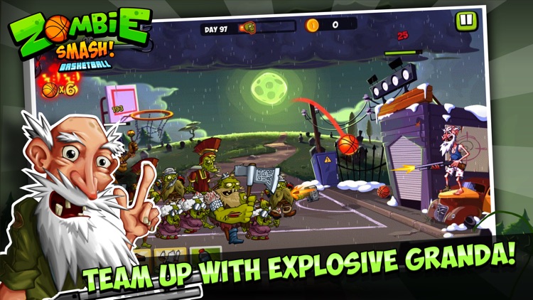 Zombie Smash! Basketball screenshot-1