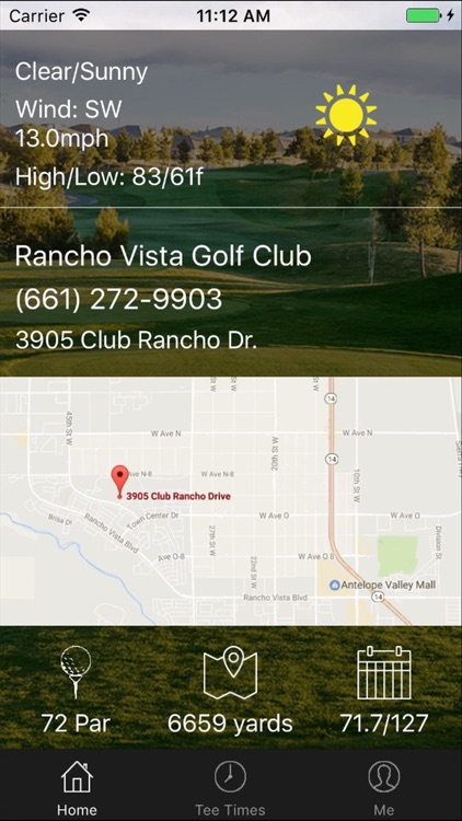 Rancho Vista Golf Tee Times