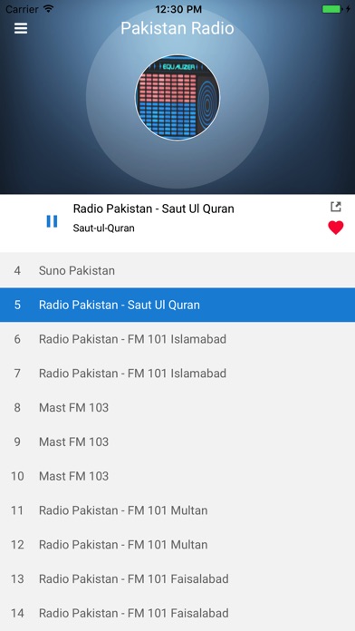 Pakistan Radio Station FM Live screenshot 4